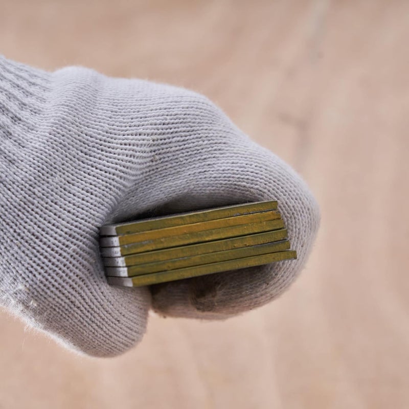 HERMIT TOOLS 6 Pack 4"x2"x0.125" 15N20 Steel Flat Stock Bar Blade Billets Blanks Knife Making Forging, The Perfect Knife Making Steel for Professional & Hobbyist Use Annealed High Carbon Steel for DIY Knife Making - Image 2